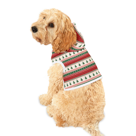 Cozy Christmas Cabin Pet Hoodie 🧣