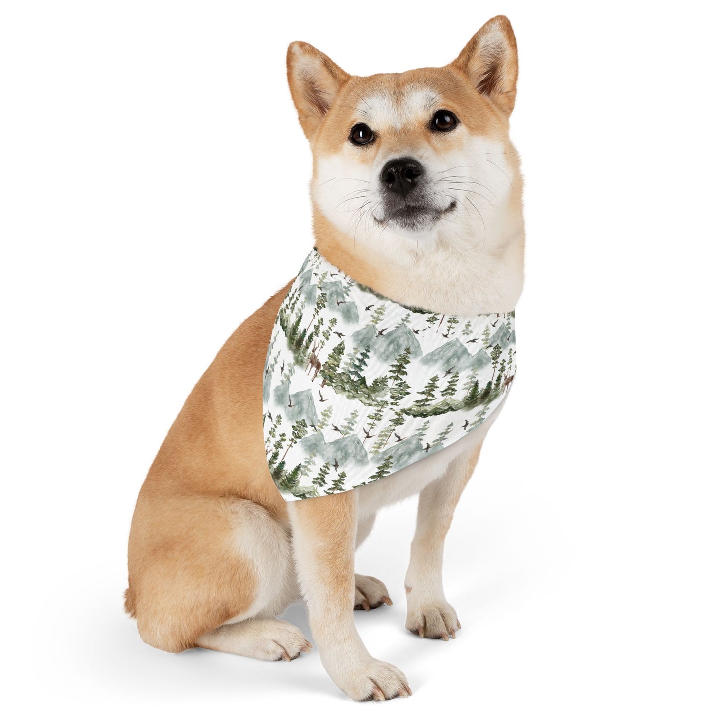 Cozy Woodland Pet Bandana Collar 🌲🦌