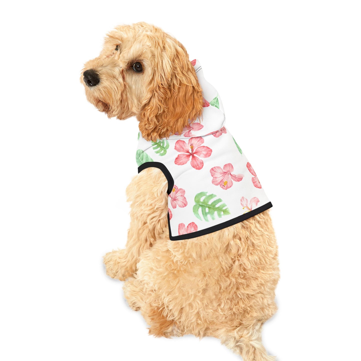 Tropical Floral Pet Hoodie 🌺