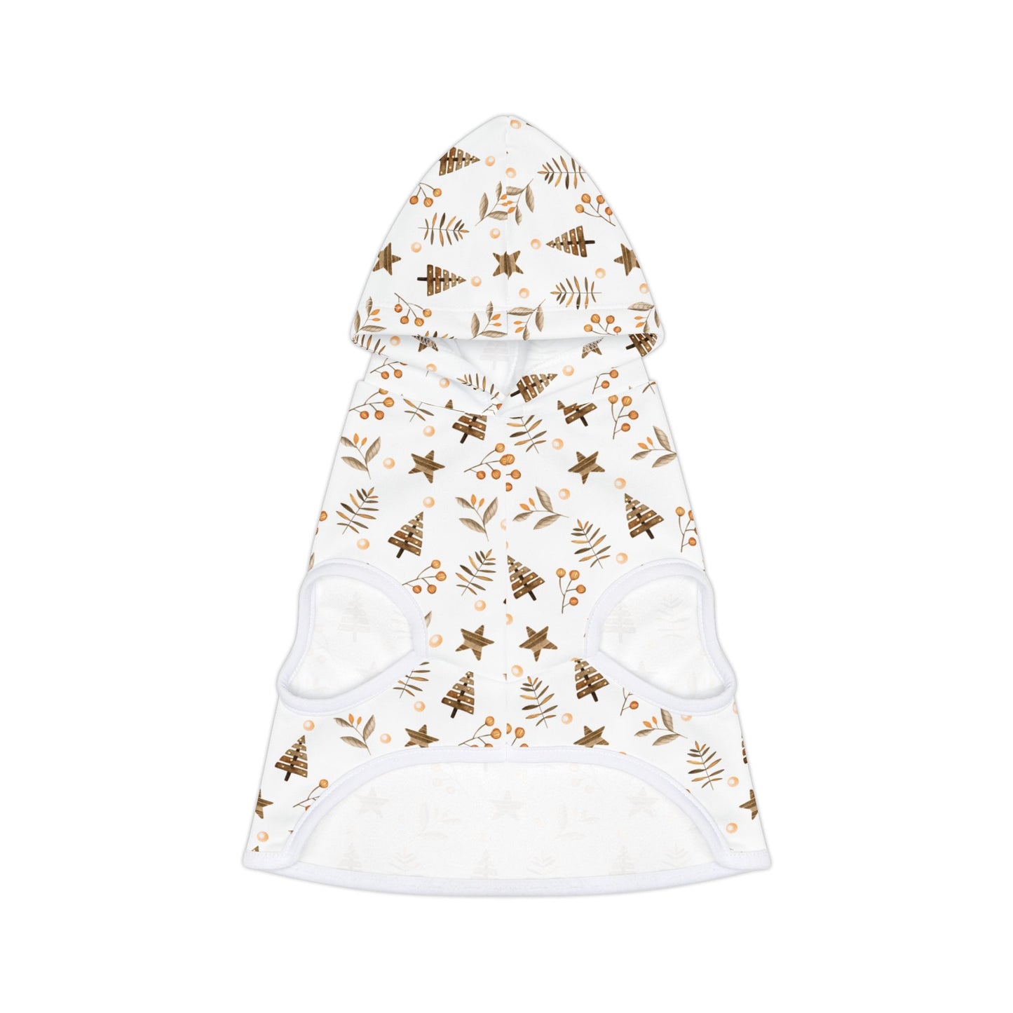 Minimal Holiday Taupe Pet Hoodie 🤎