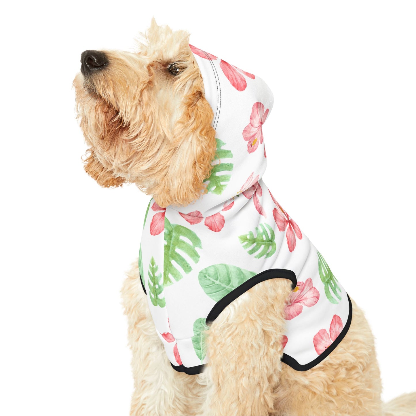 Tropical Floral Pet Hoodie 🌺