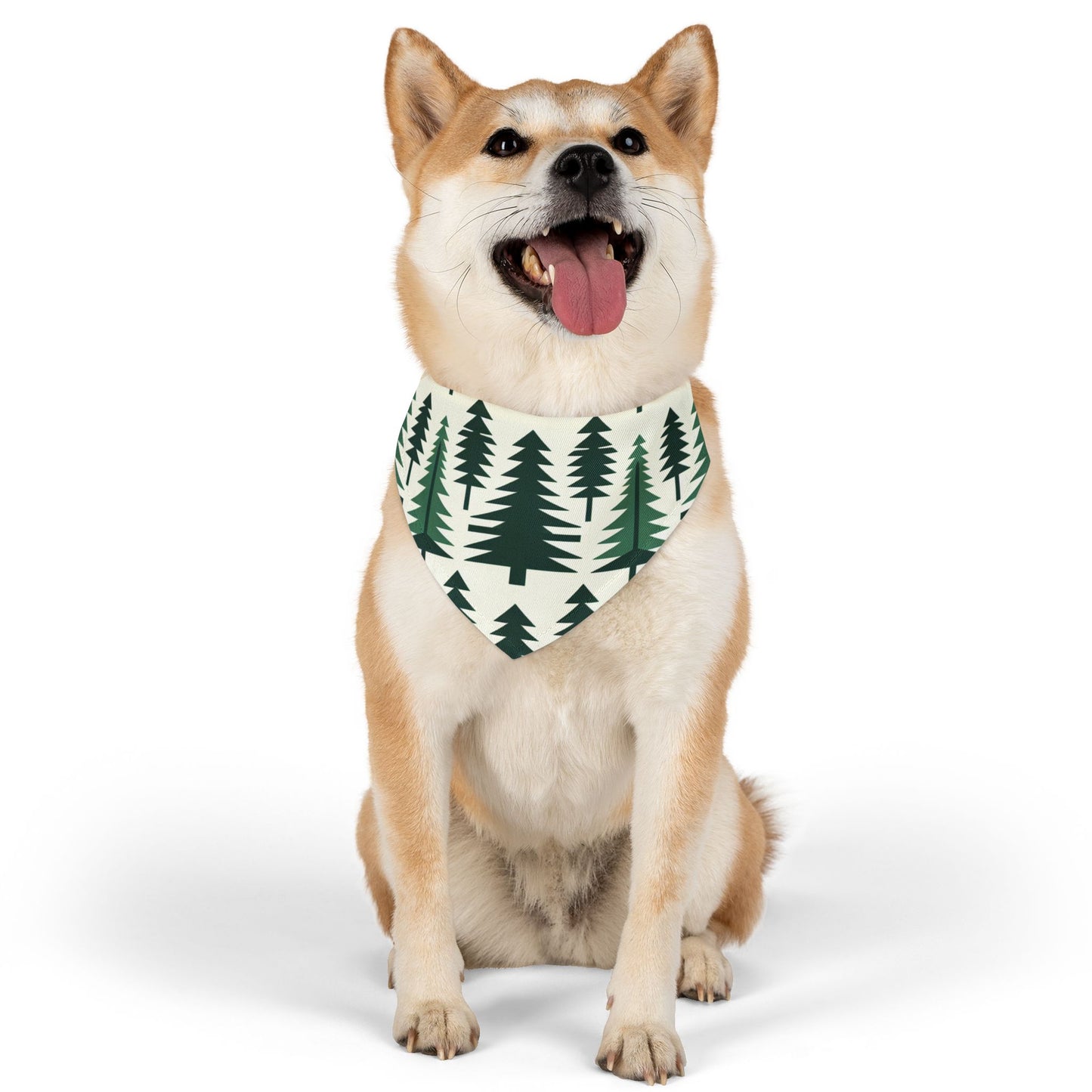 Pine Tree Pet Bandana Collar