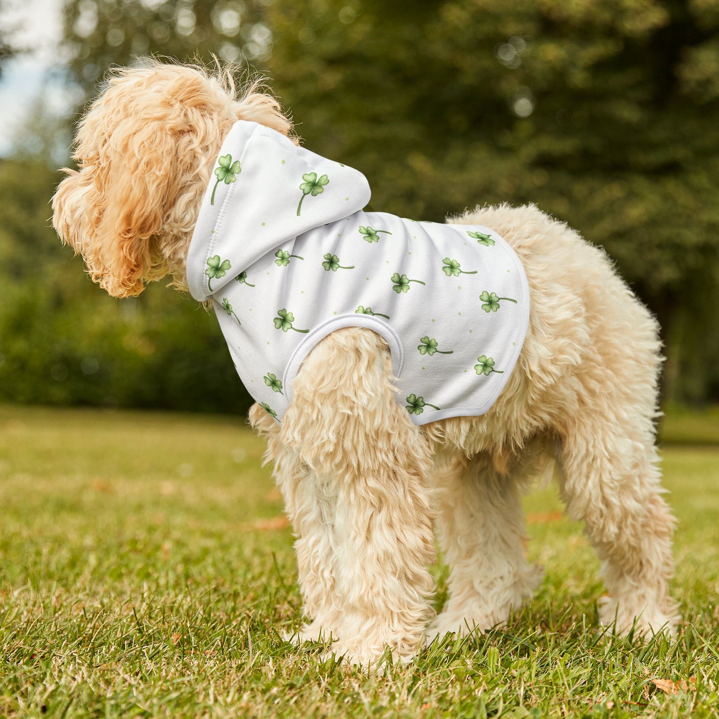 Lucky Clover Pet Hoodie 🍀