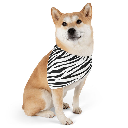 Zebra Pet Bandana Collar 🦓