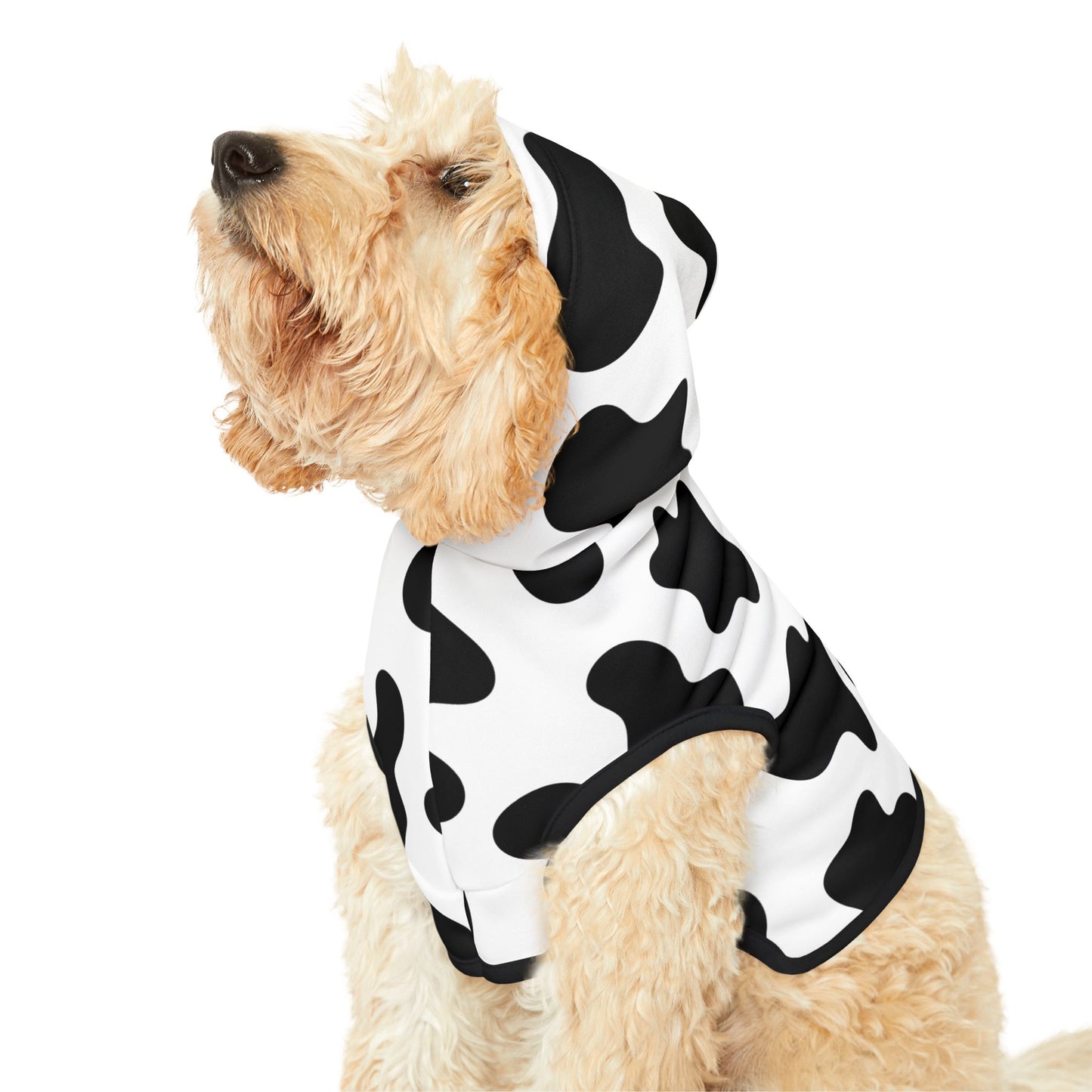 Cow Print Pet Hoodie 🐮