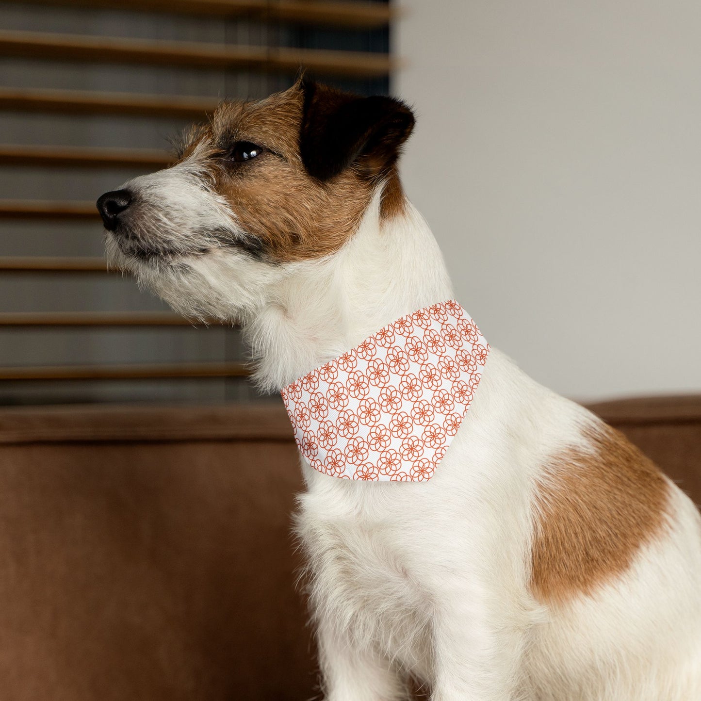 Flower of Life Design Pet Bandana