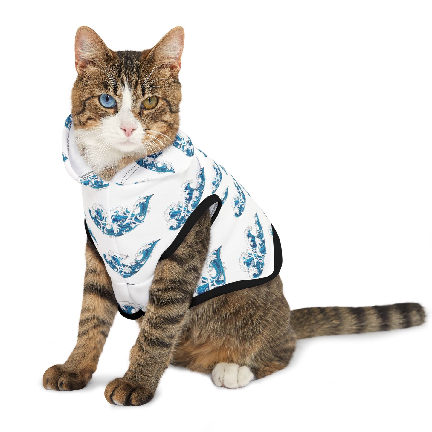 Ocean Wave Pet Hoodie 🌊