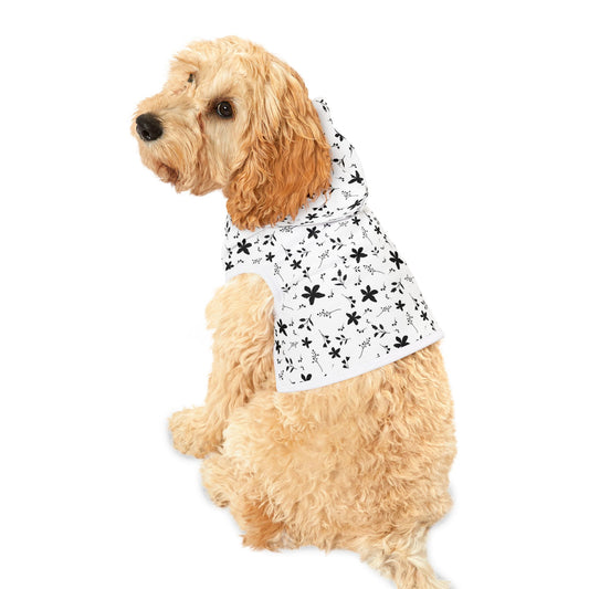 Midnight Bloom Pet Hoodie 🖤