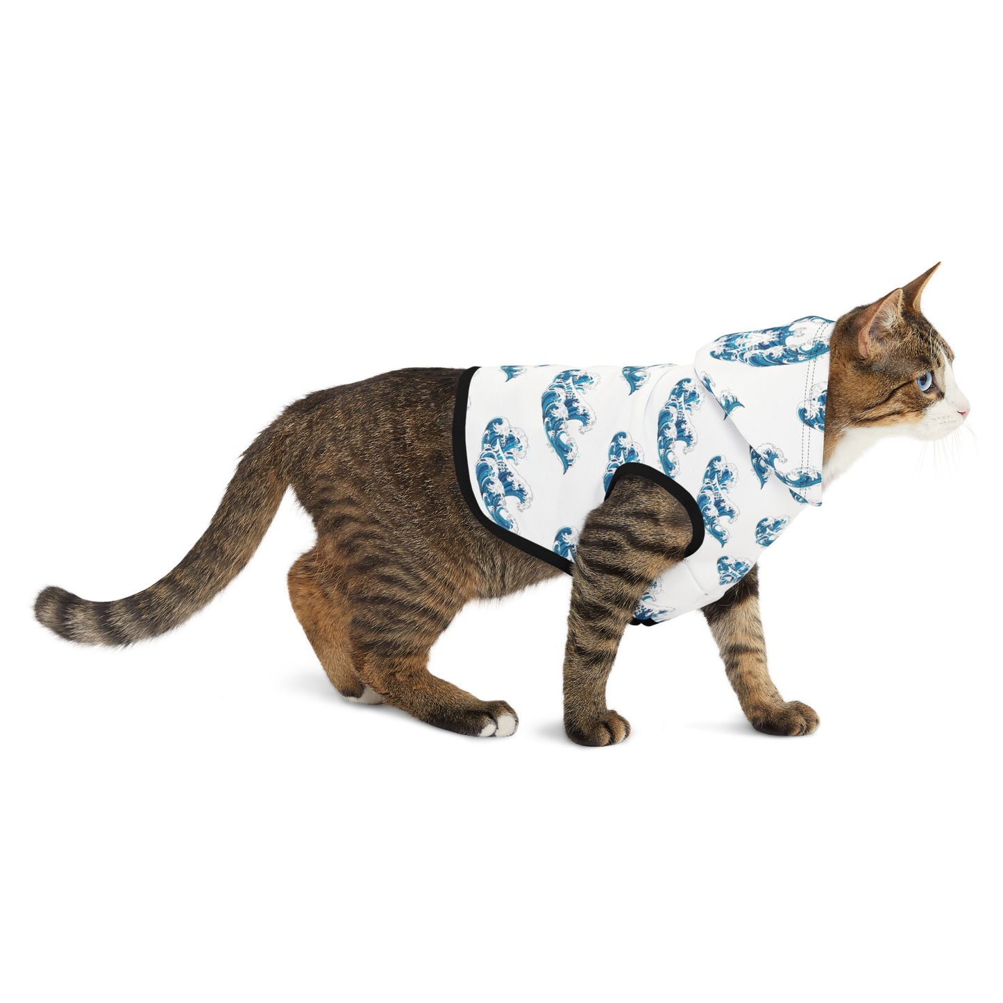 Ocean Wave Pet Hoodie 🌊