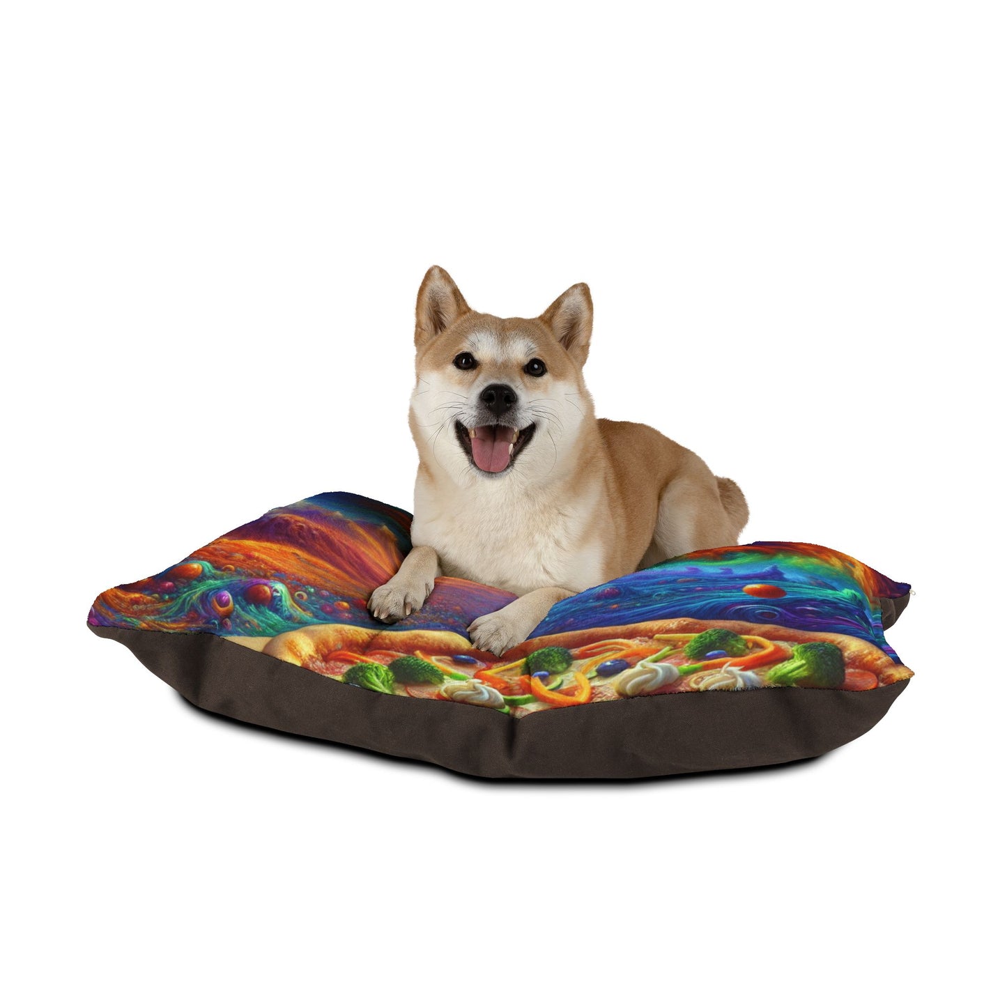 Tie-Dye Pizza Pet Bed 🍕