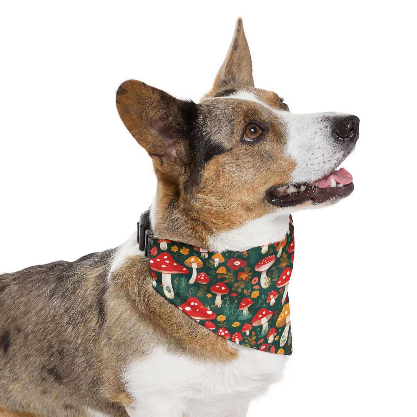 Mushroom Masterpiece Pet Bandana Collar 🍄