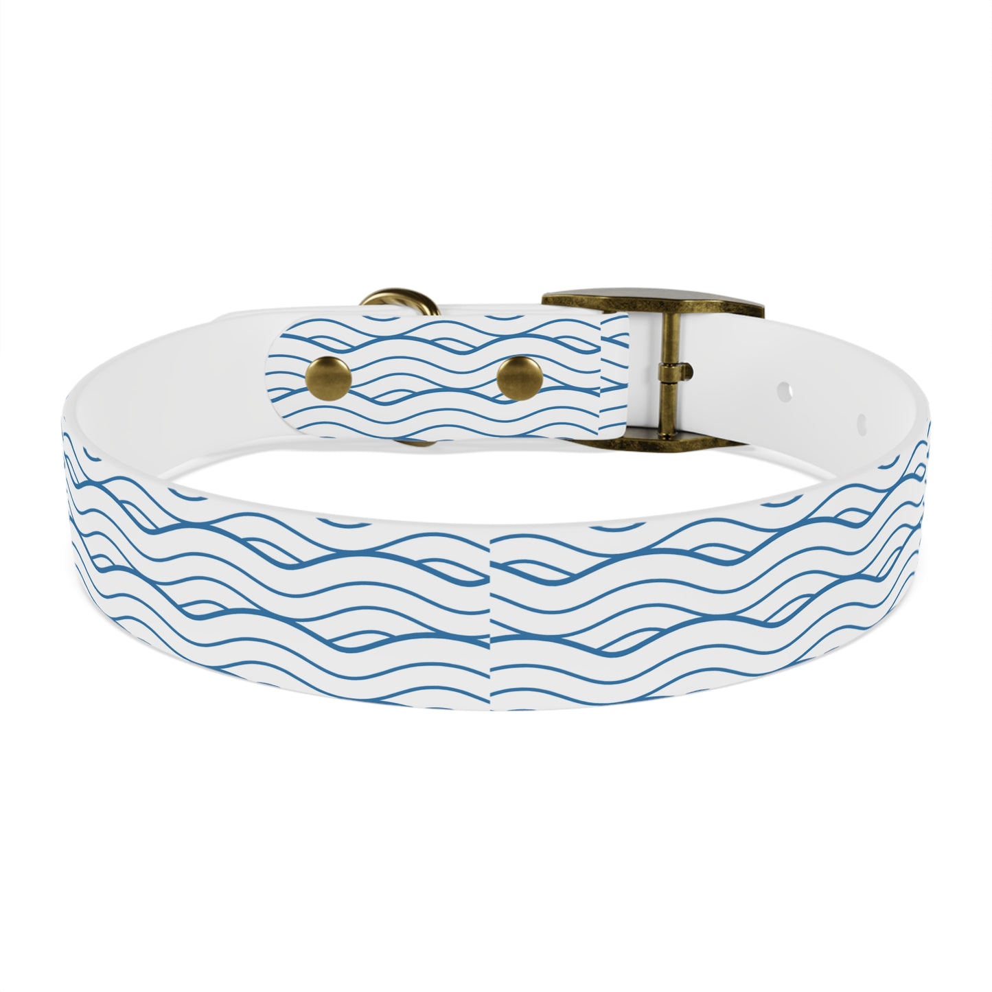 Wave Pattern Dog Collar 🌊