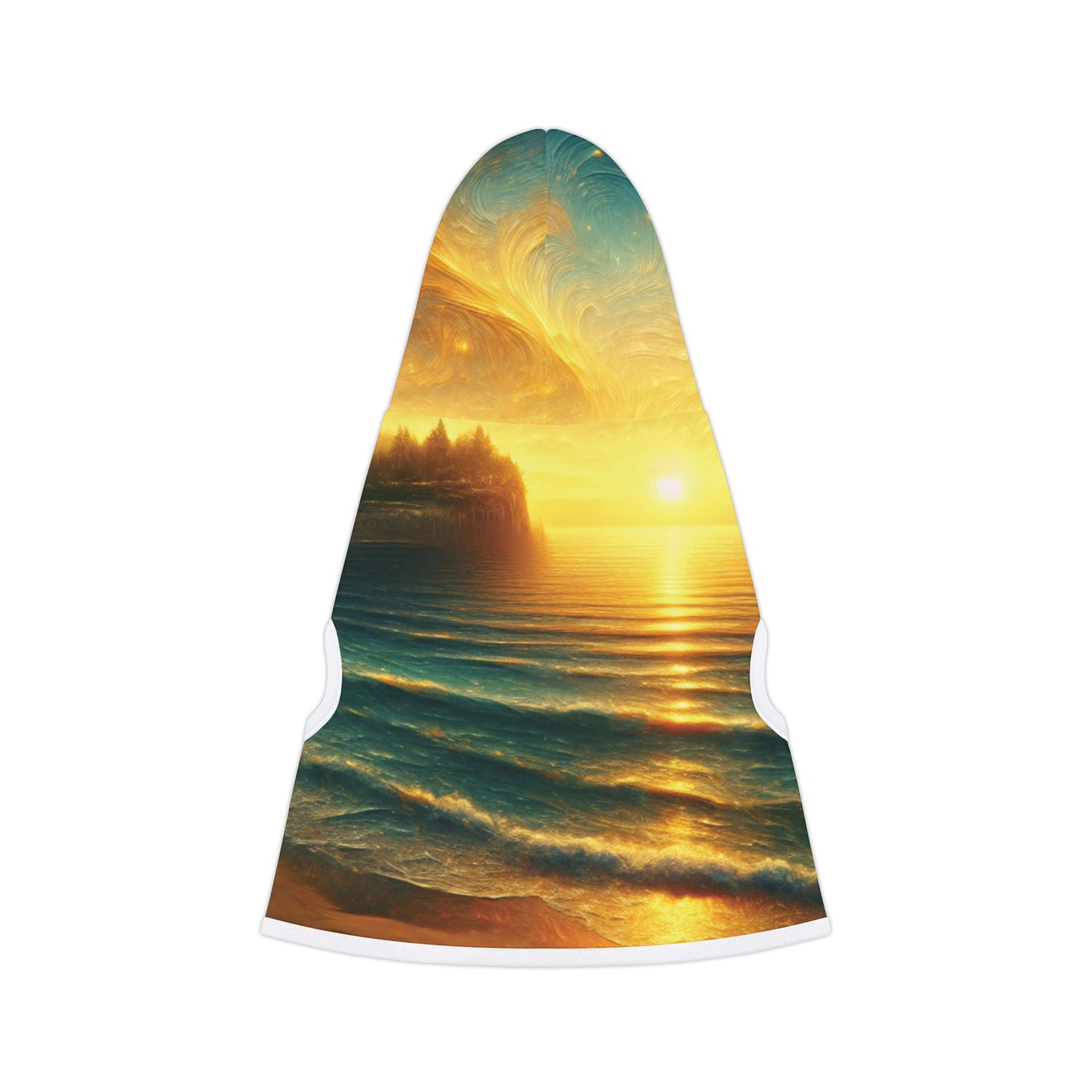 Surreal Sunset Beach Pet Hoodie