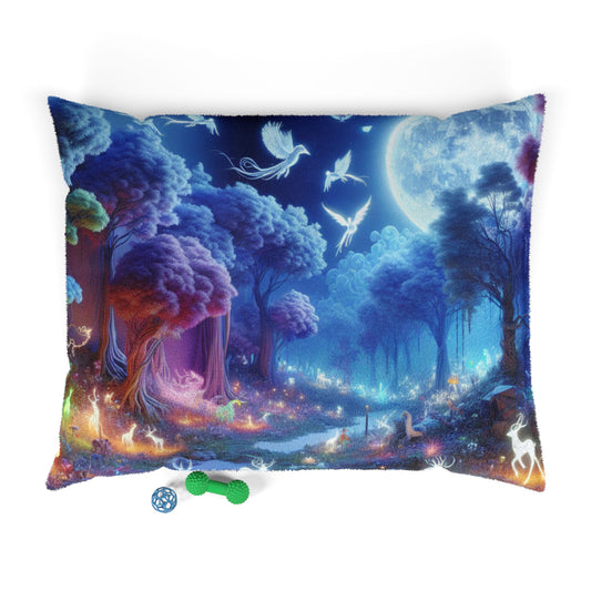 Mystical Moonlight Forest Pet Bed 🌙
