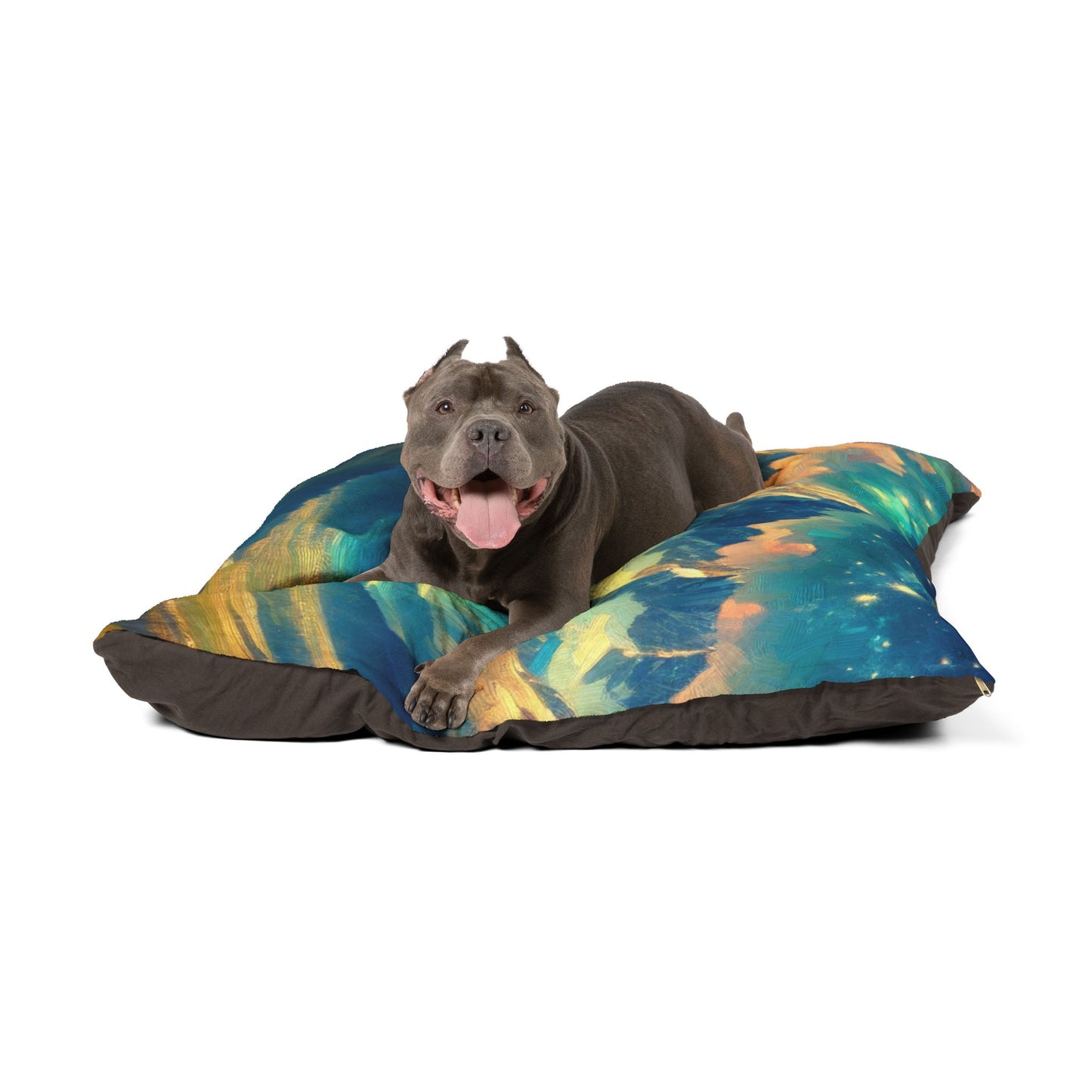 Starry Night Magic Mountain Pet Bed