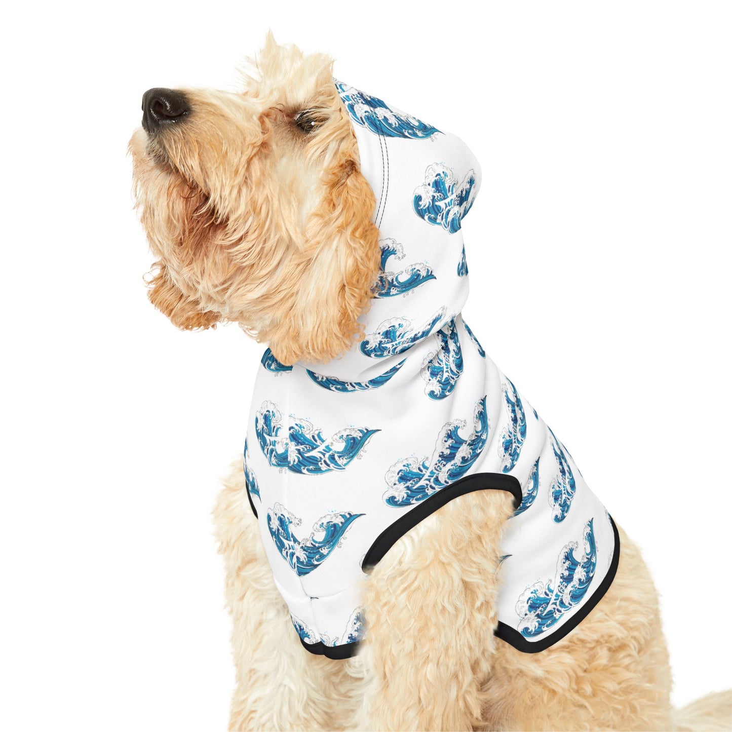 Ocean Wave Pet Hoodie 🌊