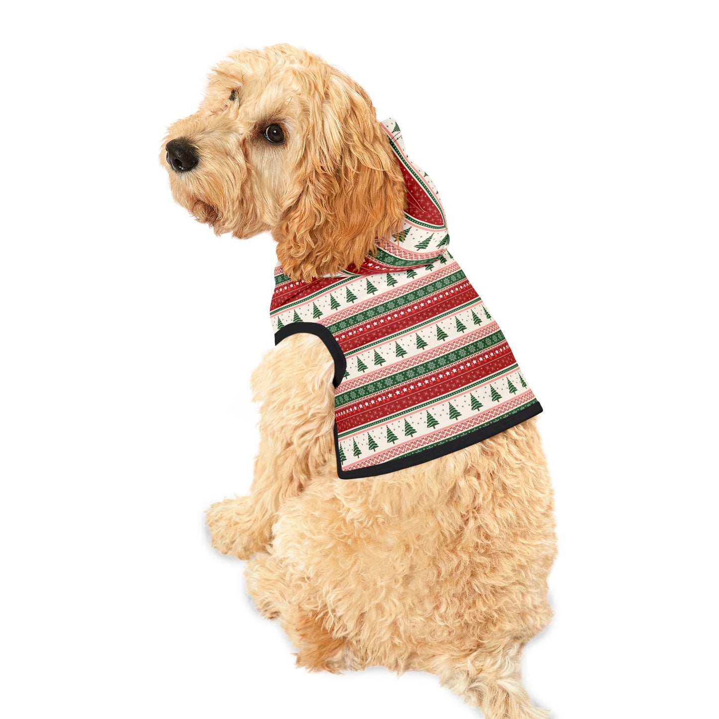 Cozy Christmas Cabin Pet Hoodie 🧣