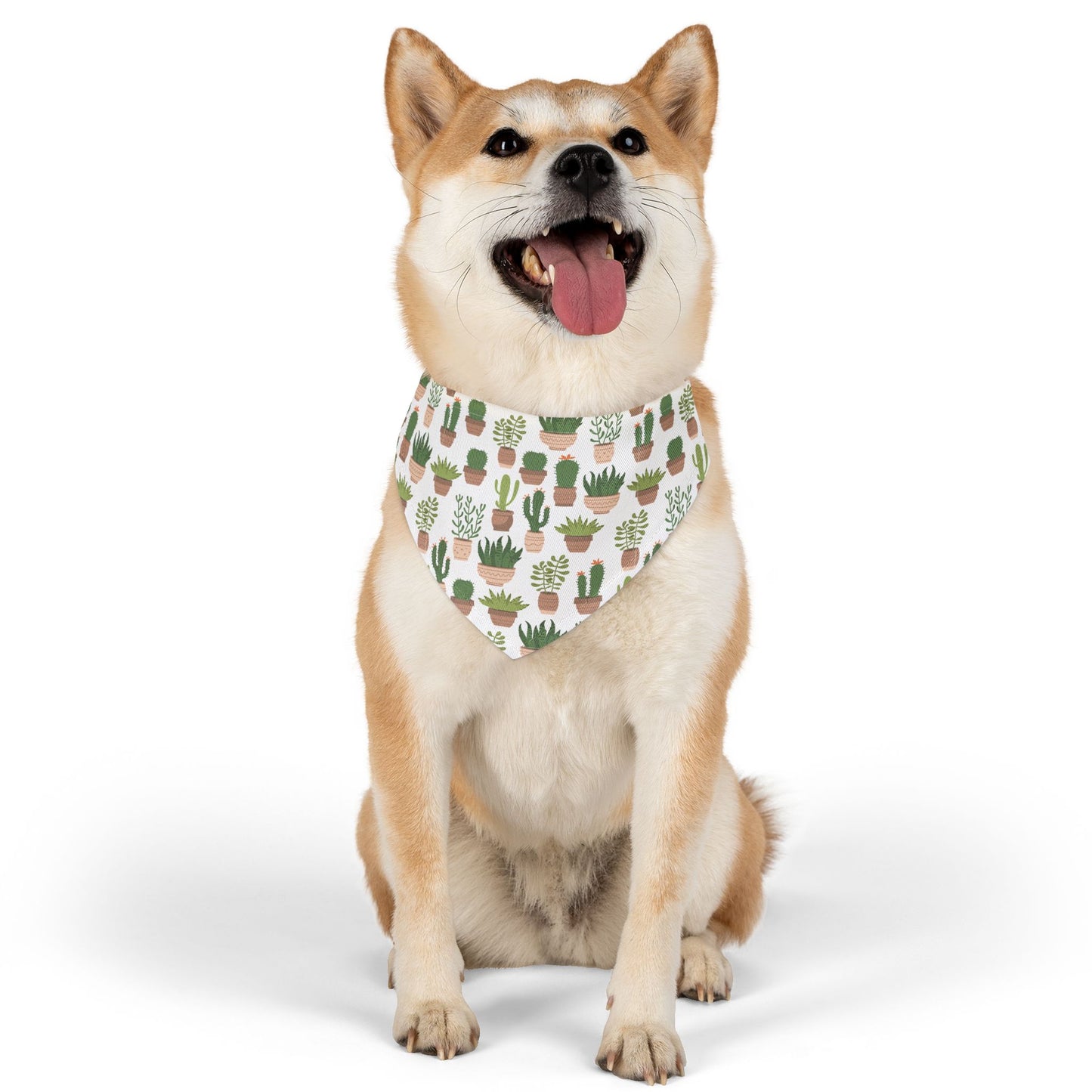 Succulent Style Pet Bandana Collar 🌿