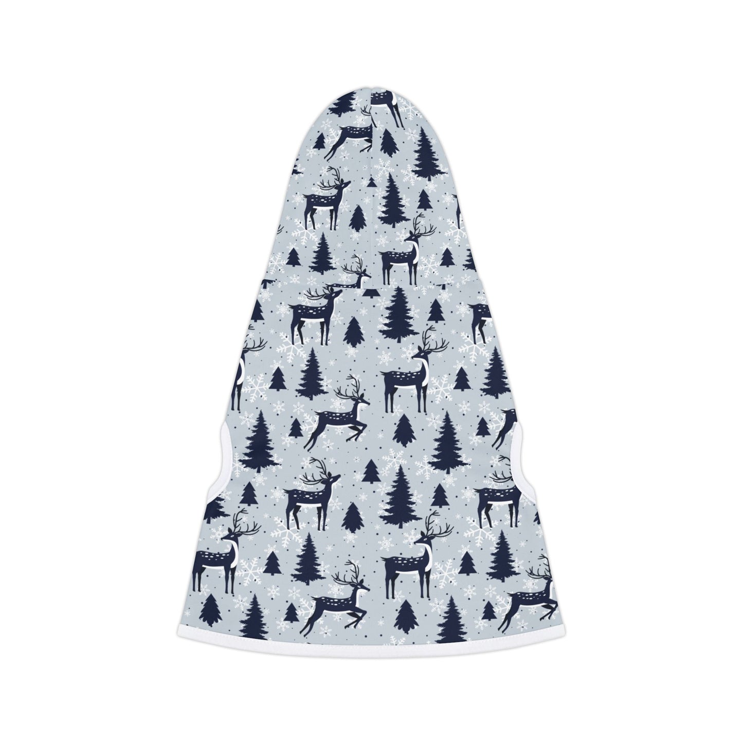 Winter Blue Reindeer Pet Hoodie 🦌