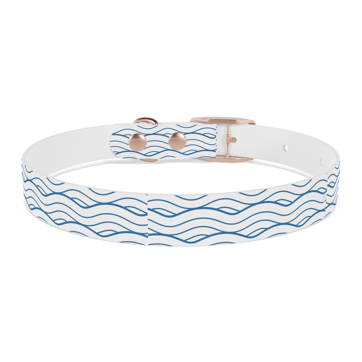 Wave Pattern Dog Collar 🌊